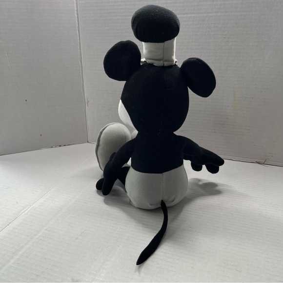 MICKEY PLUSH DISNEY STORE STEAMBOAT RETRO BLACK AND WHITE - Picture 6 of 10